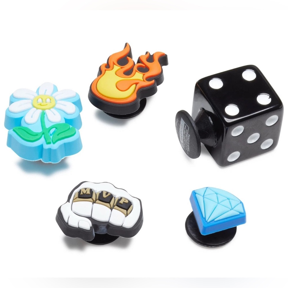 2 for $15 Uniquely You Jibbitz 5-Pack Charms